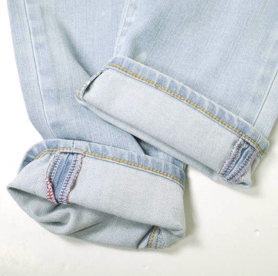 e JEANS イージーンズ 日本製 SEA HORSE BOYFRIEND TAPERED 岡山児島 ダメージ＆ペイント加工 ストレッチスリムテーパードデニムパンツ e-L805 23inch(0) Sky White ジップフライ スキニー ジーンズ 定価26,400円 ボトムス【新古品】【中古】【e JEANS】 楽天市場】e JEANS イージーンズ 日本製 SEA HORSE BOYFRIEND TAPERED