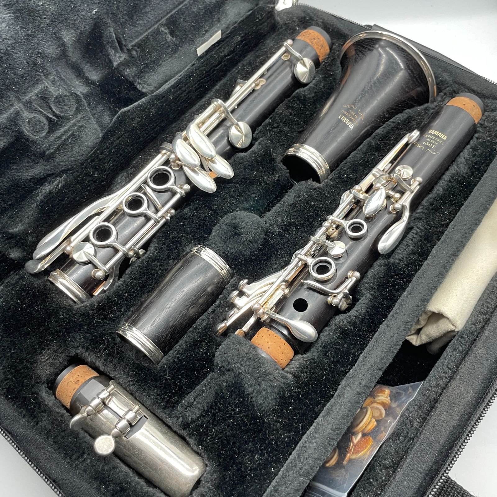 美品★ヤマハ YCL-651 クラリネット★クリーニング・全タンポ交換済みで安心 ネット直売 YAMAHA / B♭クラリネット YCL-651 全タンポ交換済み