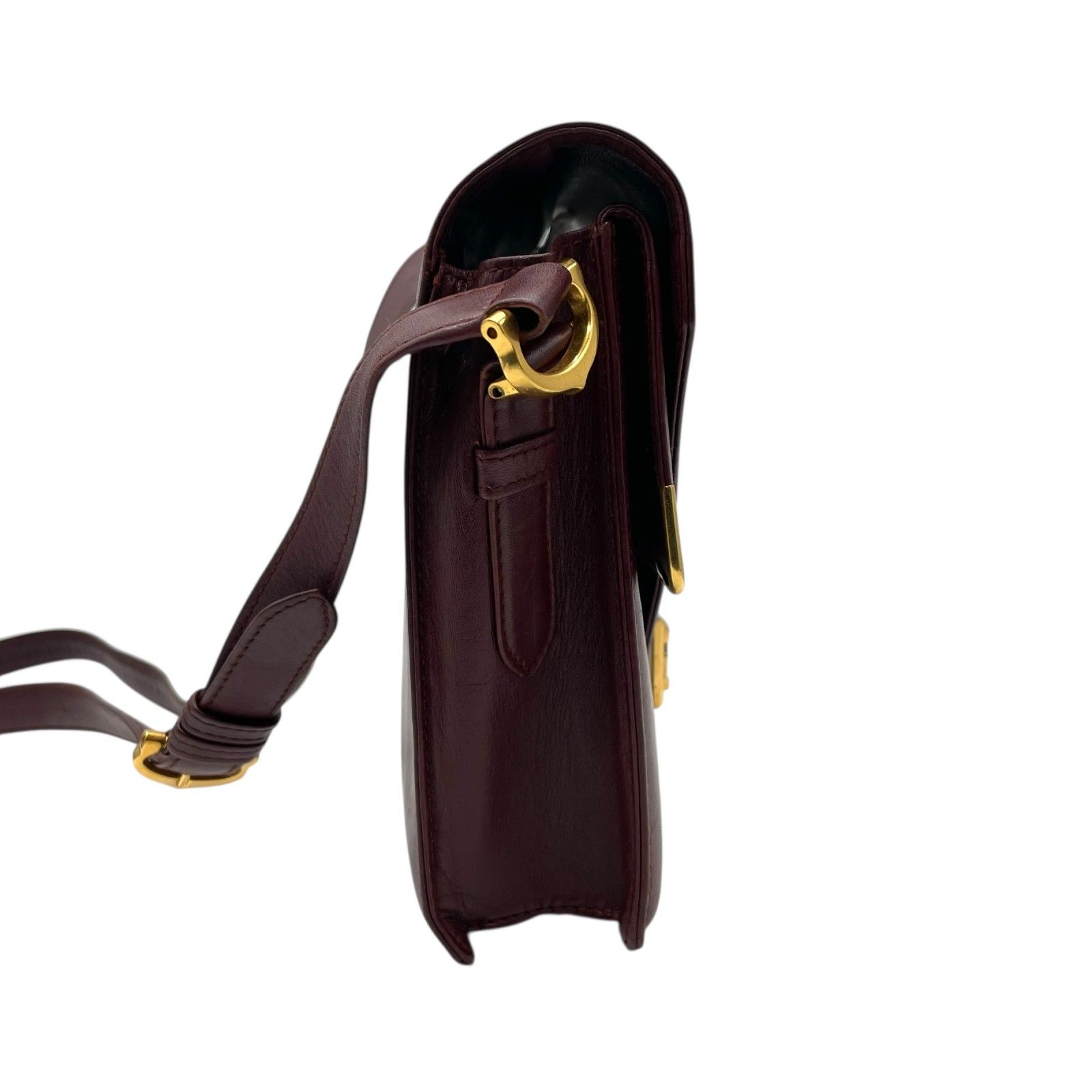 Cartier カルティエ Must de Cartier レザー ショルダーバッグ