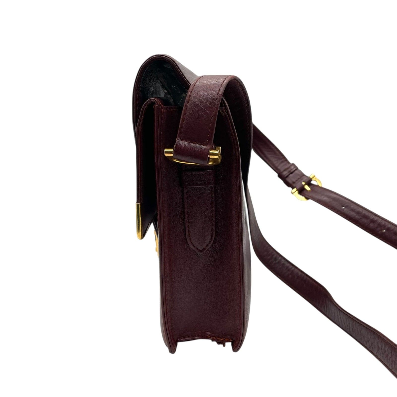 Cartier カルティエ Must de Cartier レザー ショルダーバッグ