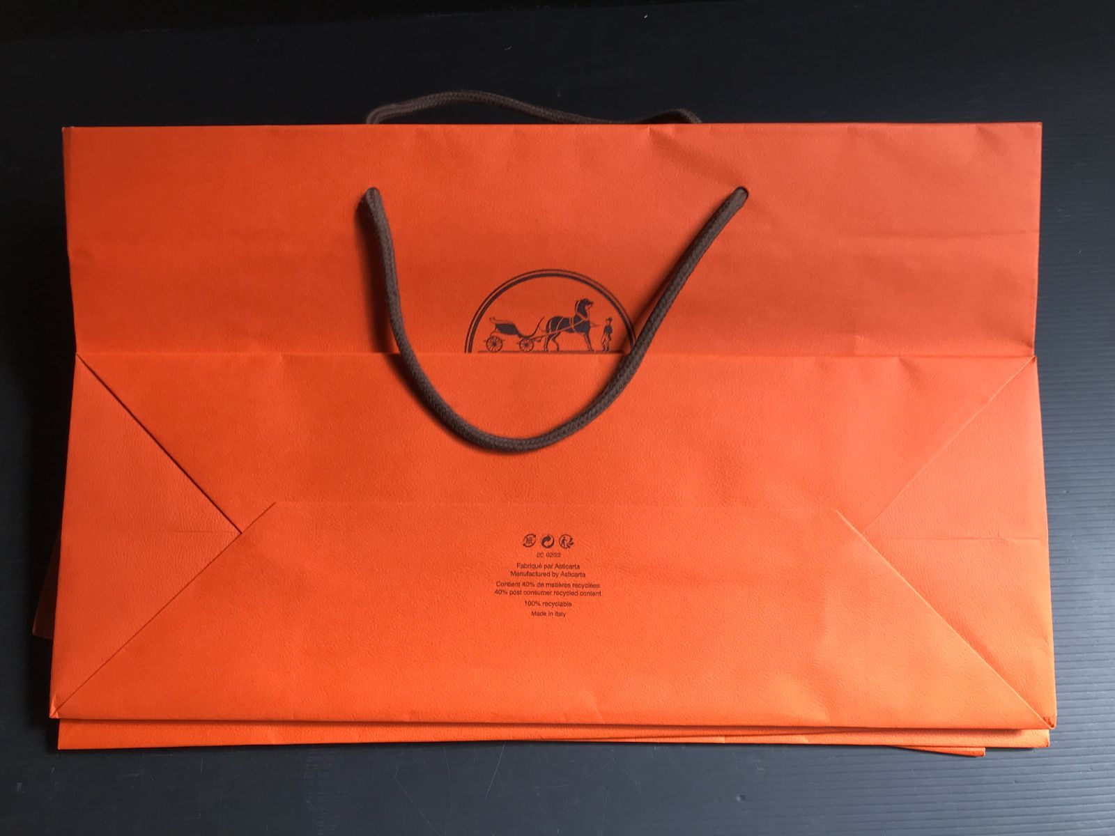 HERMES エルメス ショップ袋 まとめ売り オレンジ 紙袋 ショッパー