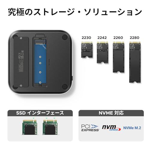 UGREEN Mac mini M4用 ドッキングステーション UGREEN Dock Mac Mini M4 com DisplayPort 4K, estação de ancoragem