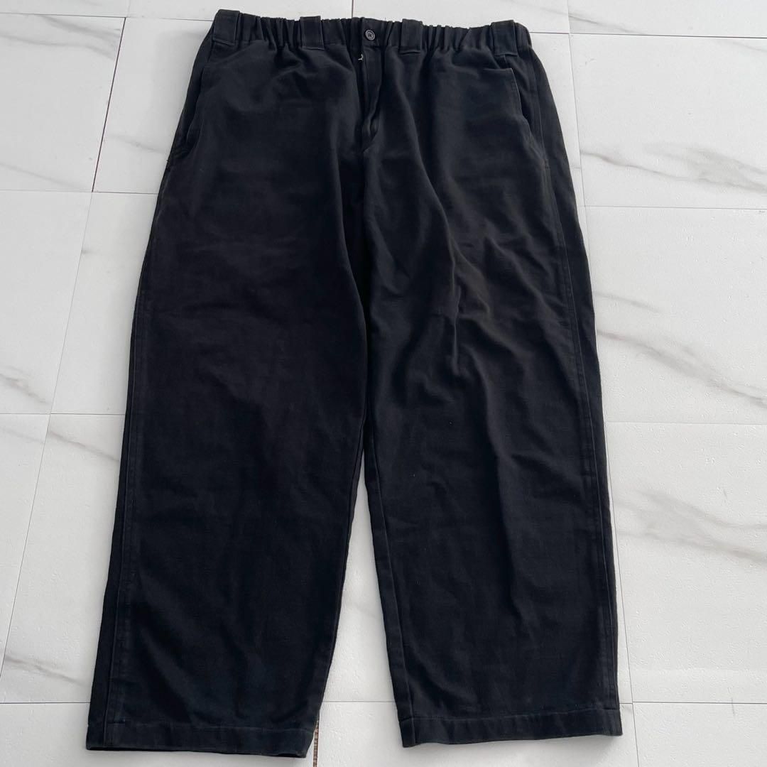 Y's for men easy pants gather cotton BLK - メルカリ