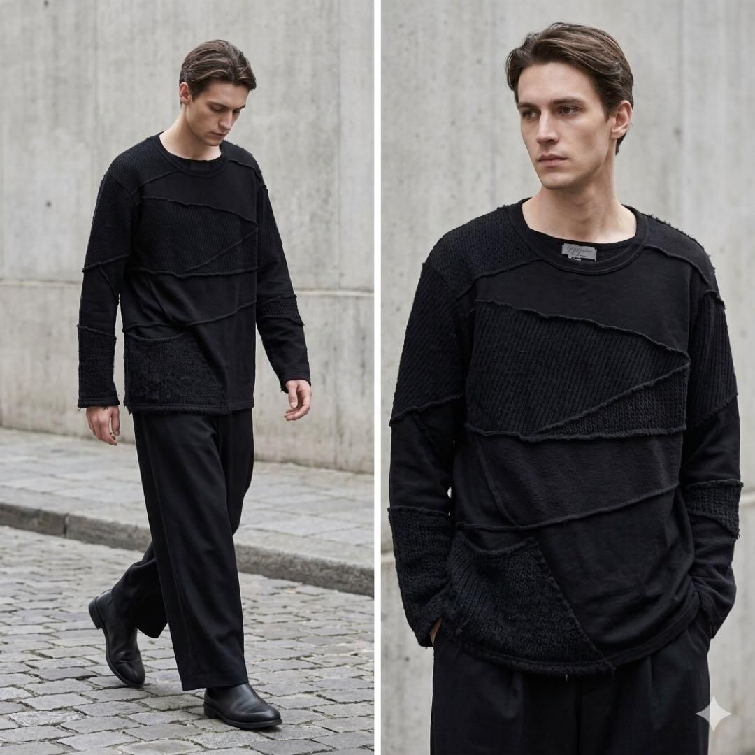12AW Yohji Yamamoto POUR HOMME Knit 3 - メルカリ