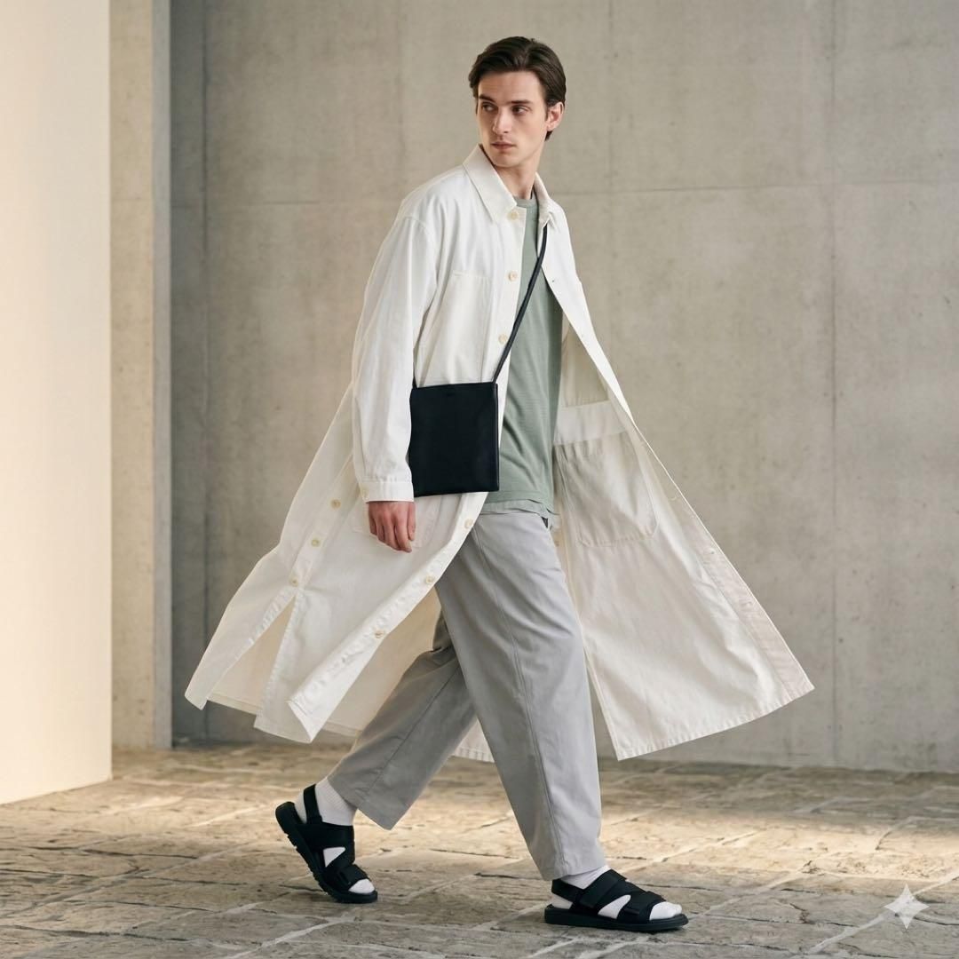 20SS Y's BANG ON! shirt coat long cotton - メルカリ