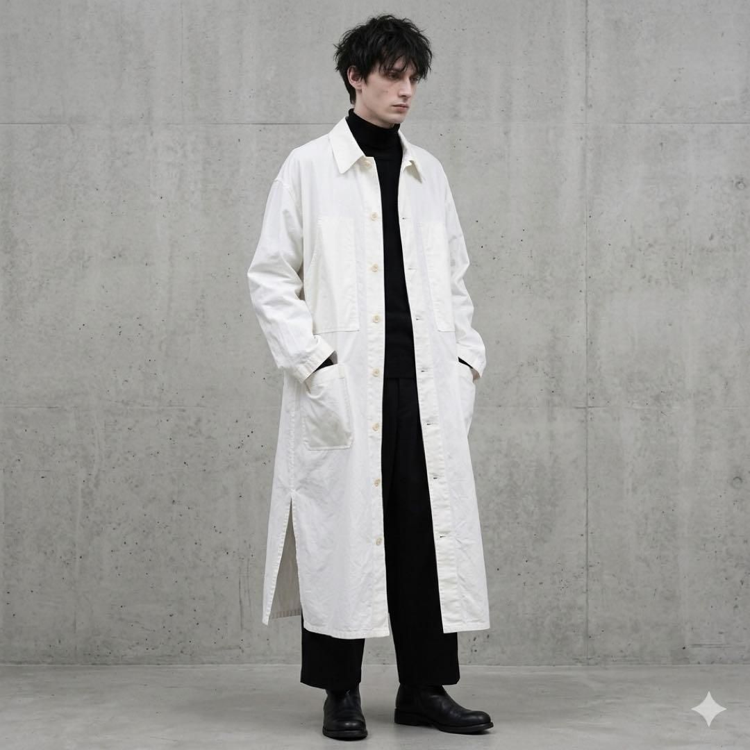 20SS Y's BANG ON! shirt coat long cotton - メルカリ