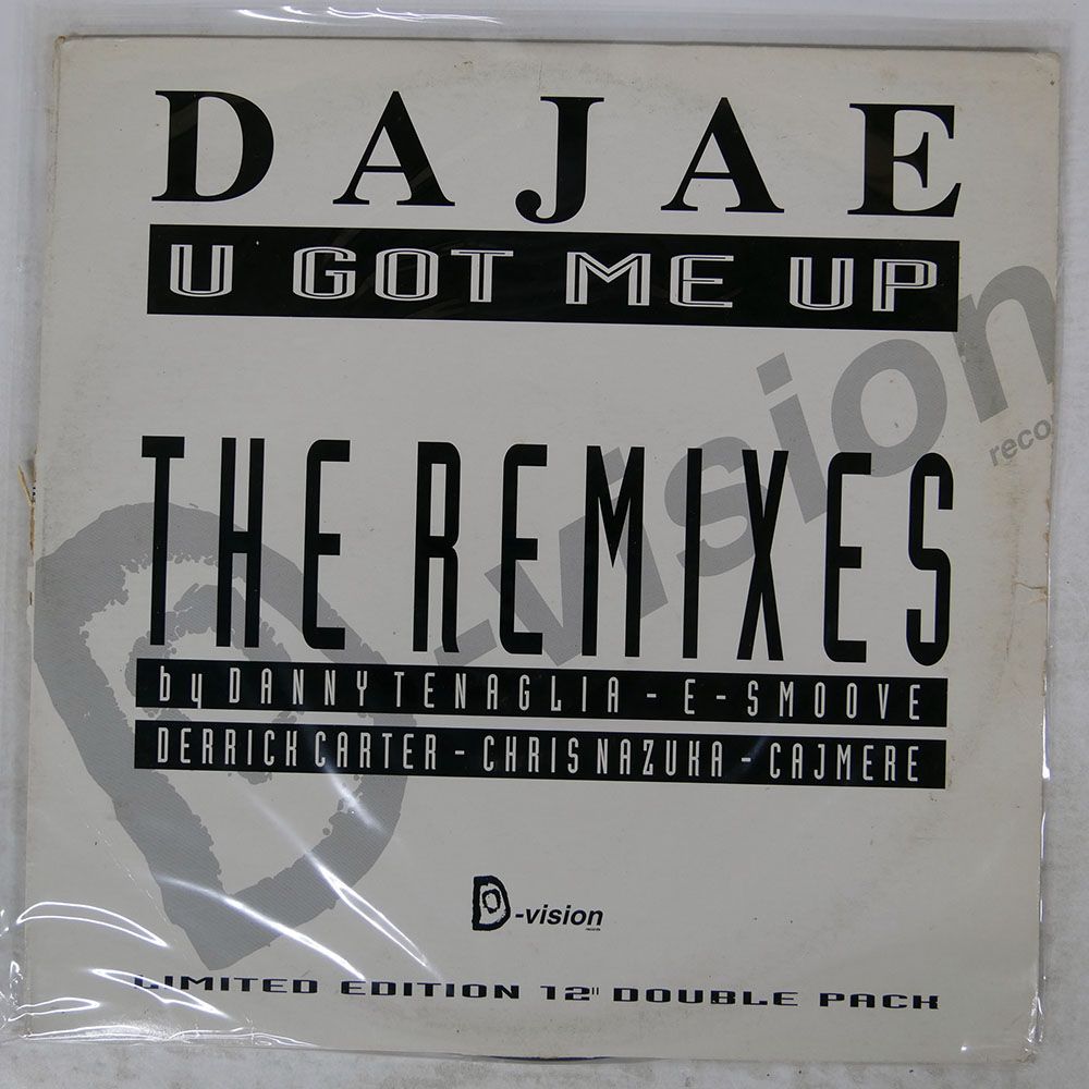 伊 イタリア盤 DAJA/U GOT ME UP (THE REMIXES)/D-VISION DVR031 12