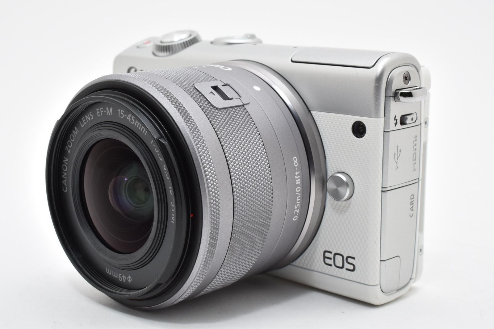 返品保証】美品｜Canon EOS M100 ボディ ホワイト ミラーレス一眼 