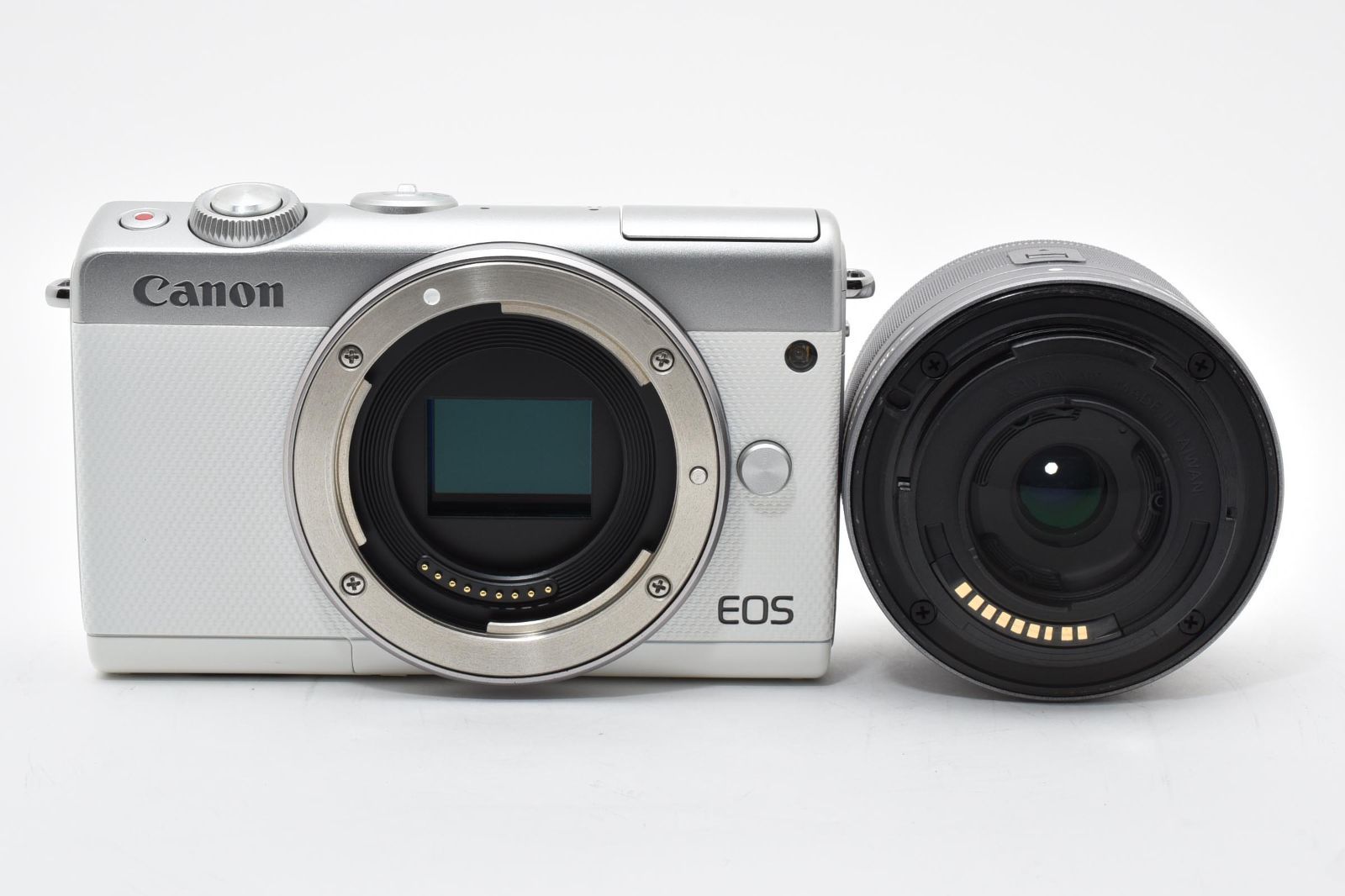 返品保証】美品｜Canon EOS M100 ボディ ホワイト ミラーレス一眼 
