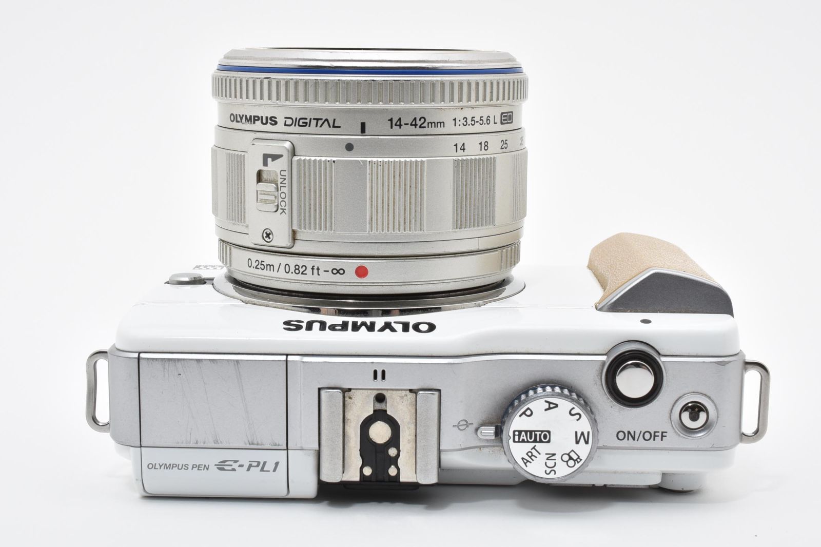返品保証】良品｜Olympus オリンパス PEN E-PL1 + M.Zuiko Digital 14 