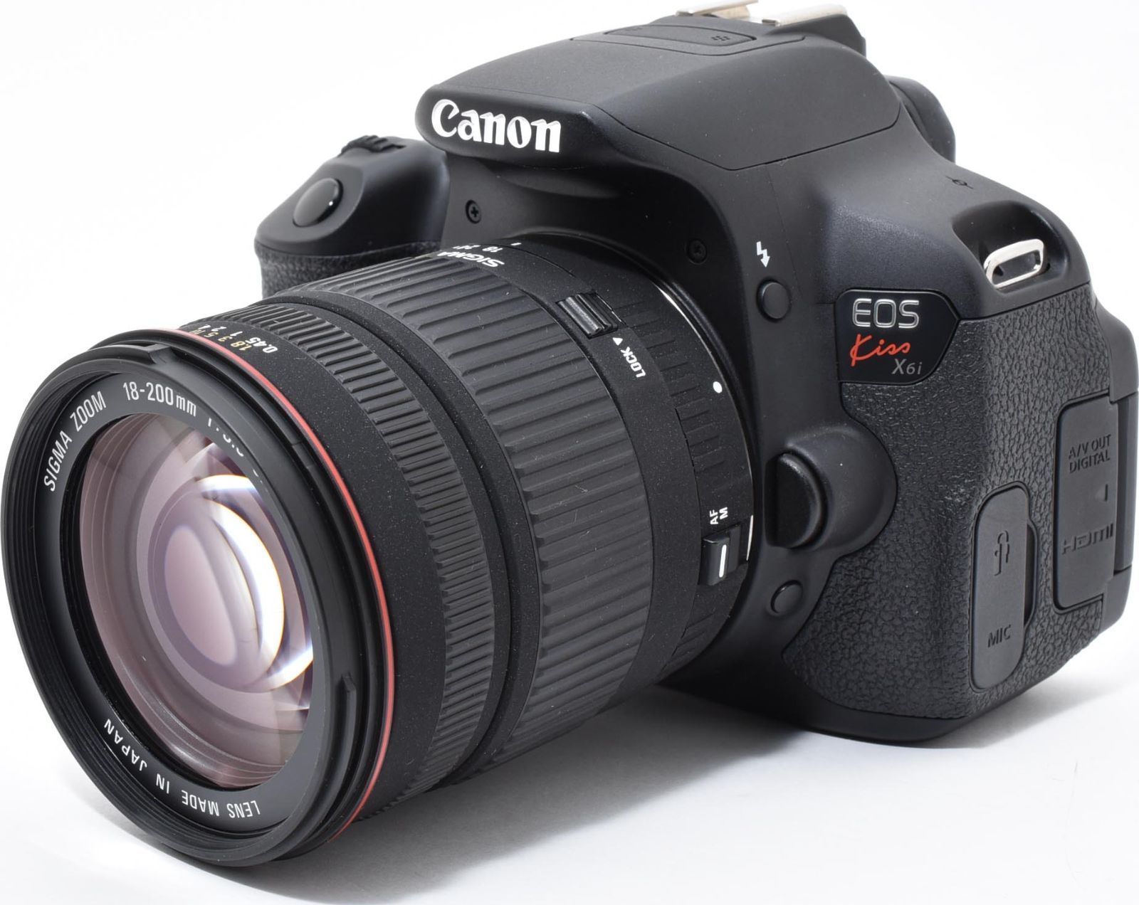 EOS Kiss X6i 18-200mm f3.5-5.6レンズセット 【公式通販】