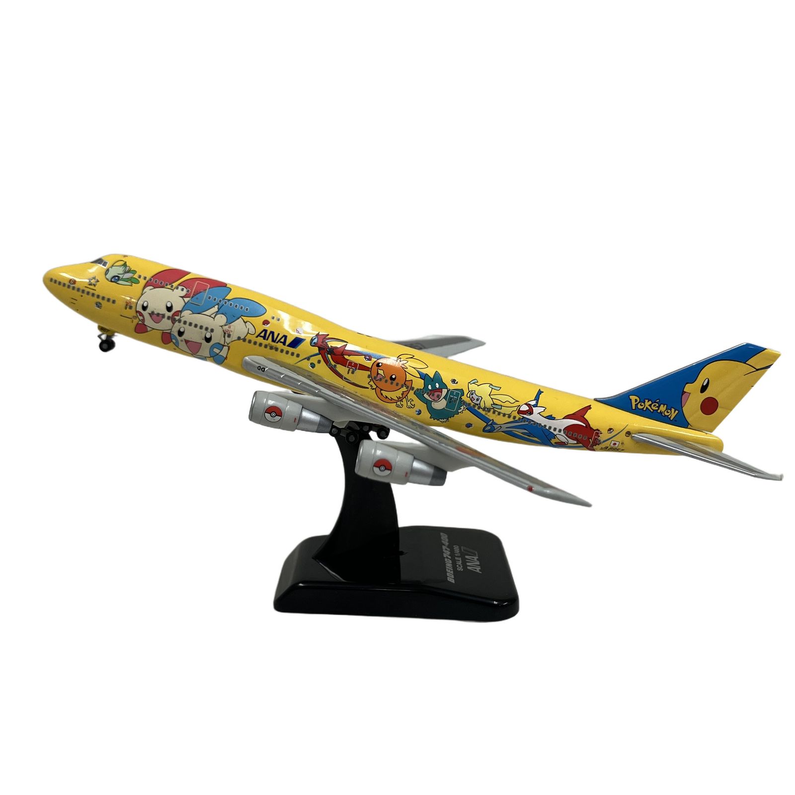 ANA ボーイング747-400 ピカチュウジャンボ NH40010 ANA BOEING 747-400 NH40010 JA8957 1/400 PIKACHU JUMBO ピカチュウ