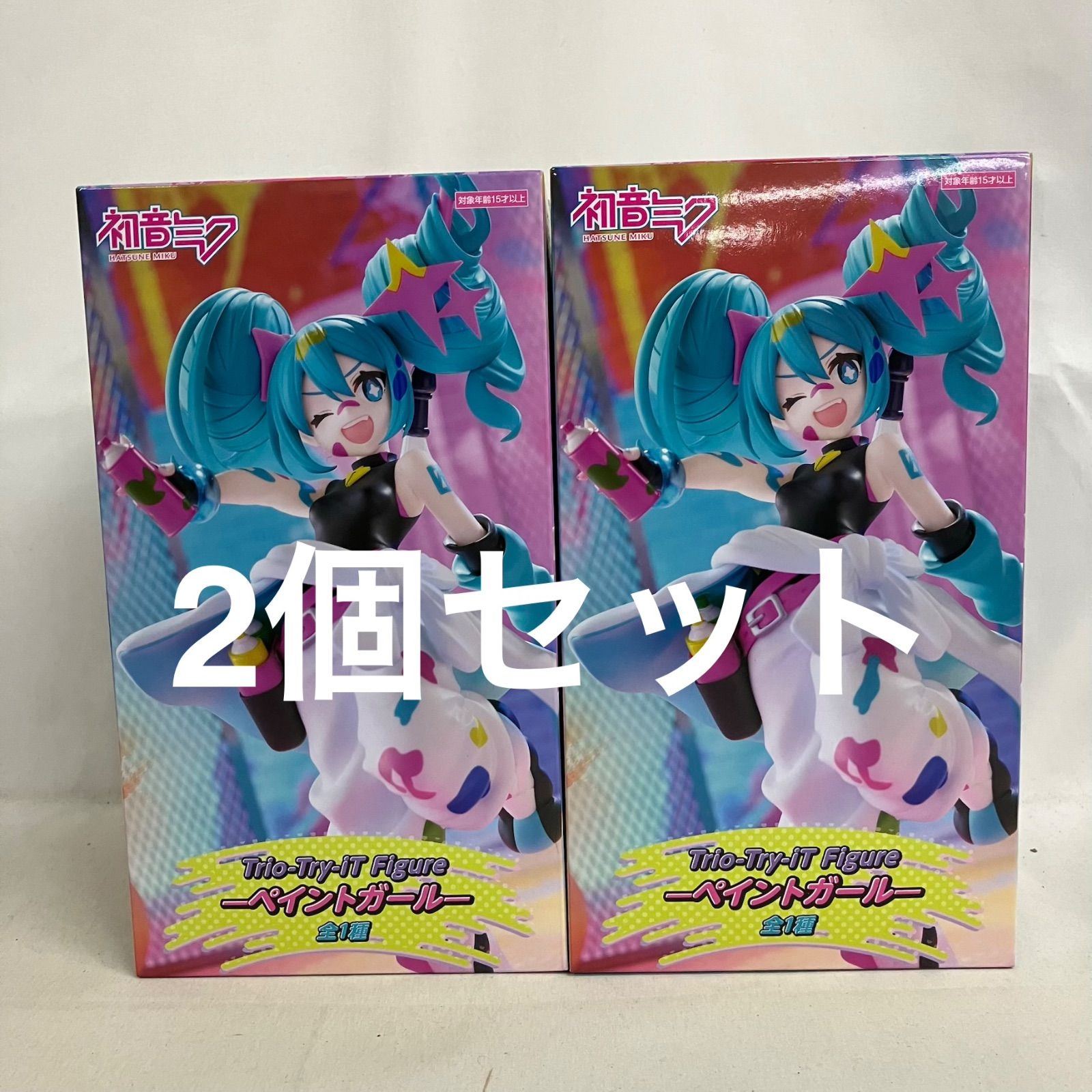 未開封 初音ミク Trio-Try-iT Figure ペイントガール フィギュア 2個
