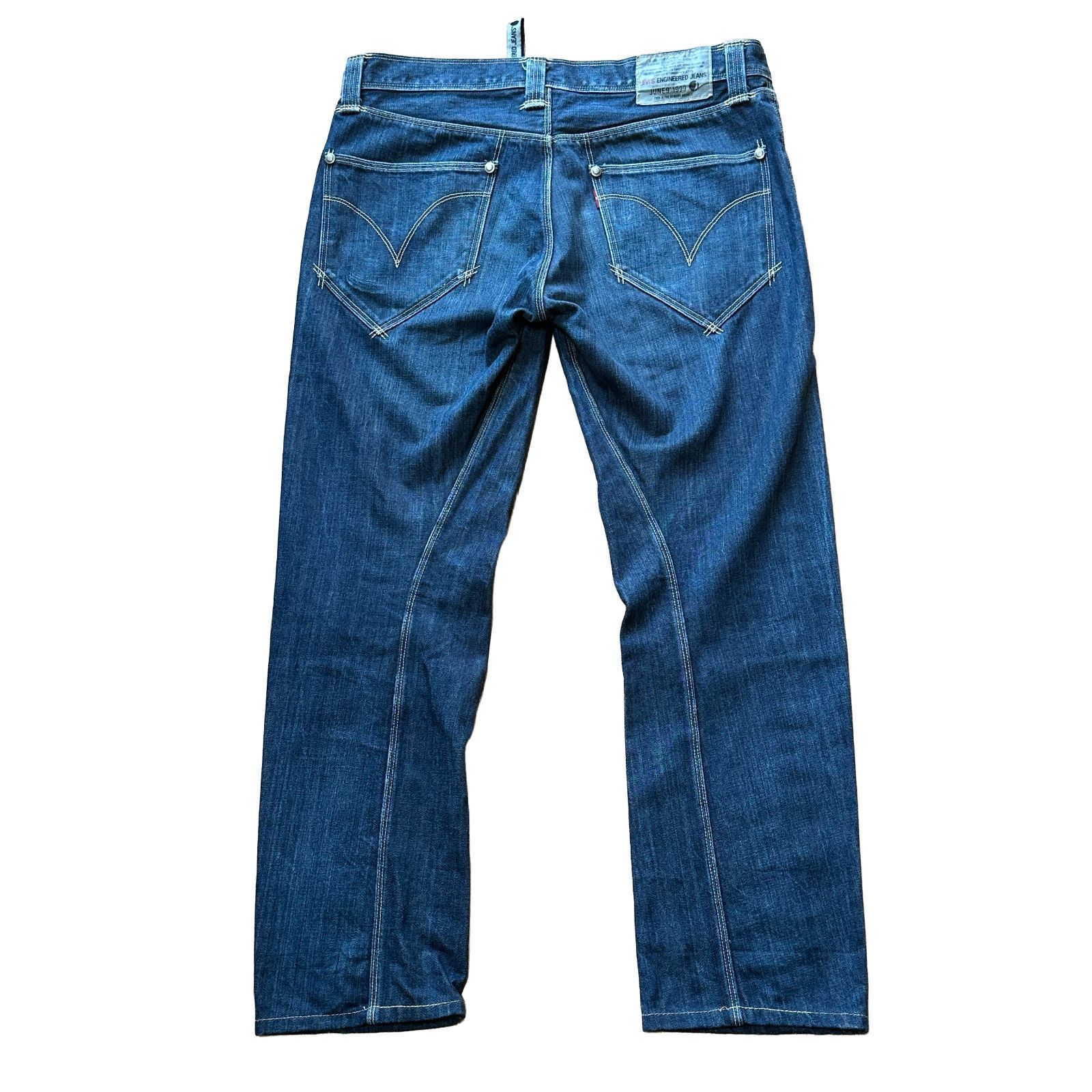 W33濃紺 リーバイス エンジニアードジーンズ 日本製 0001 LEVI'S ENGINEERED JEANS エンジニアード ジーンズ W33 メンズL 濃紺