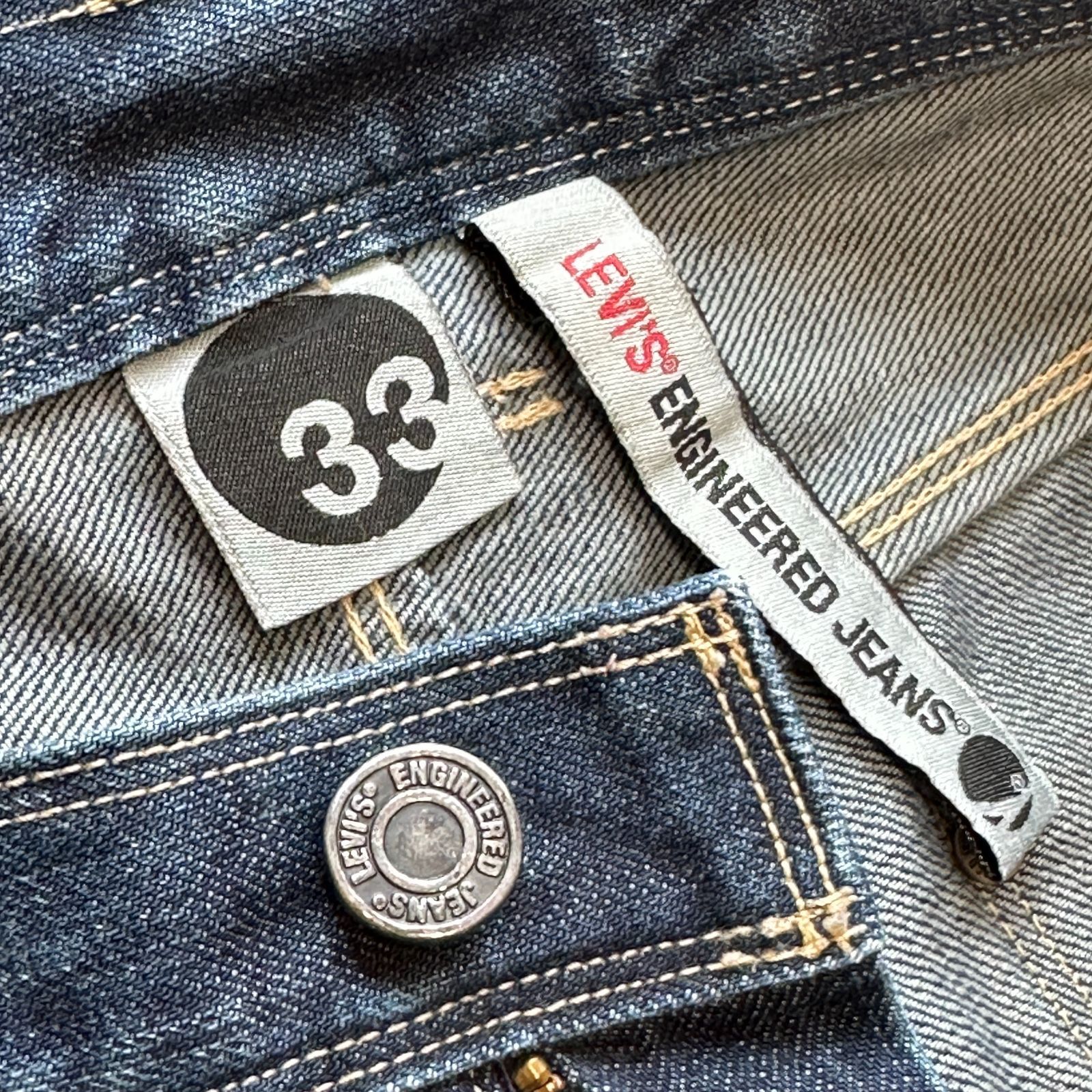 LEVI'S ENGINEERED JEANS エンジニアード ジーンズ W33 メンズL 濃紺