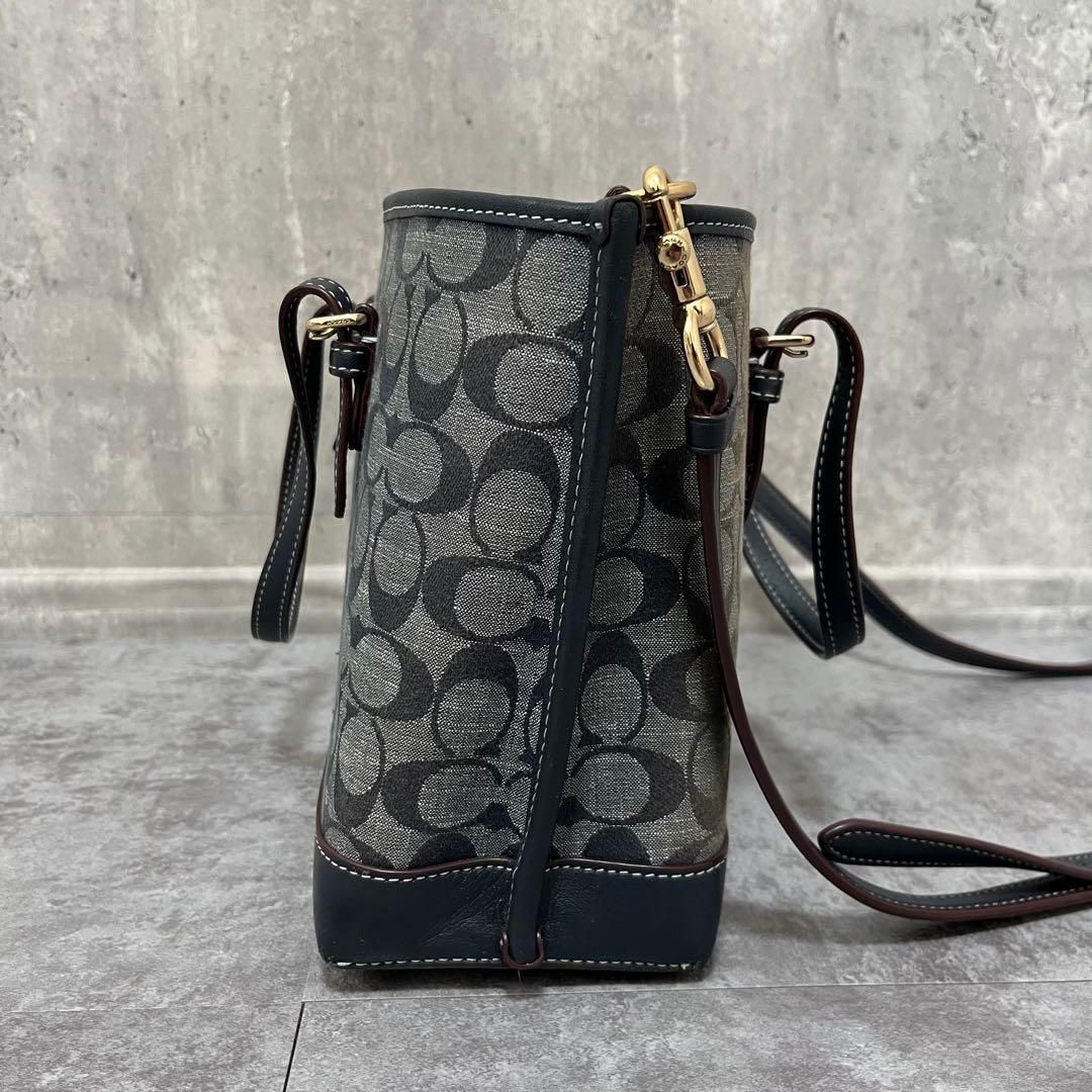 COACH】コーチ シグネチャー柄ハンドバッグ ハンドバッグ キャンバス