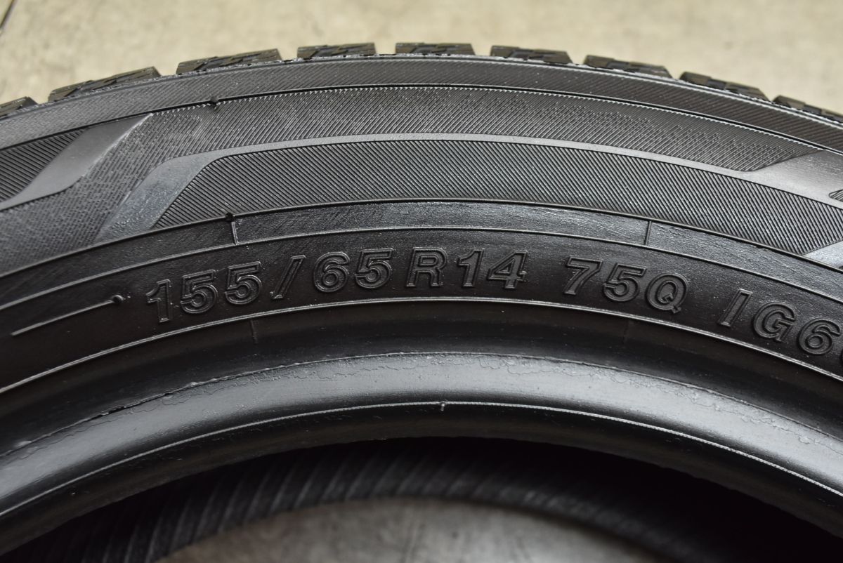 バリ溝】ヨコハマ アイスガード iG60 155/65R14 4本セット