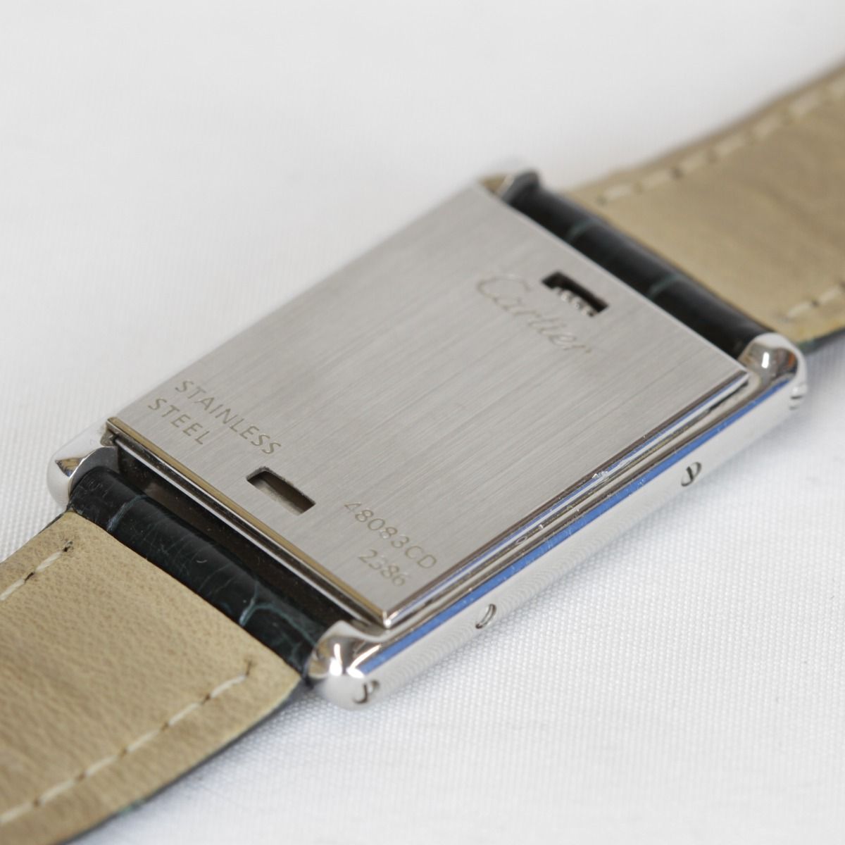 【価格改定】良品『USED』CARTIER【カルティエ】 W1011158 タンク バスキュラントSM 箱/冊子有 腕時計 ステンレススチール/レザー レディース 良品『USED』CARTIER【カルティエ】 W1011158 タンク バスキュラントSM
