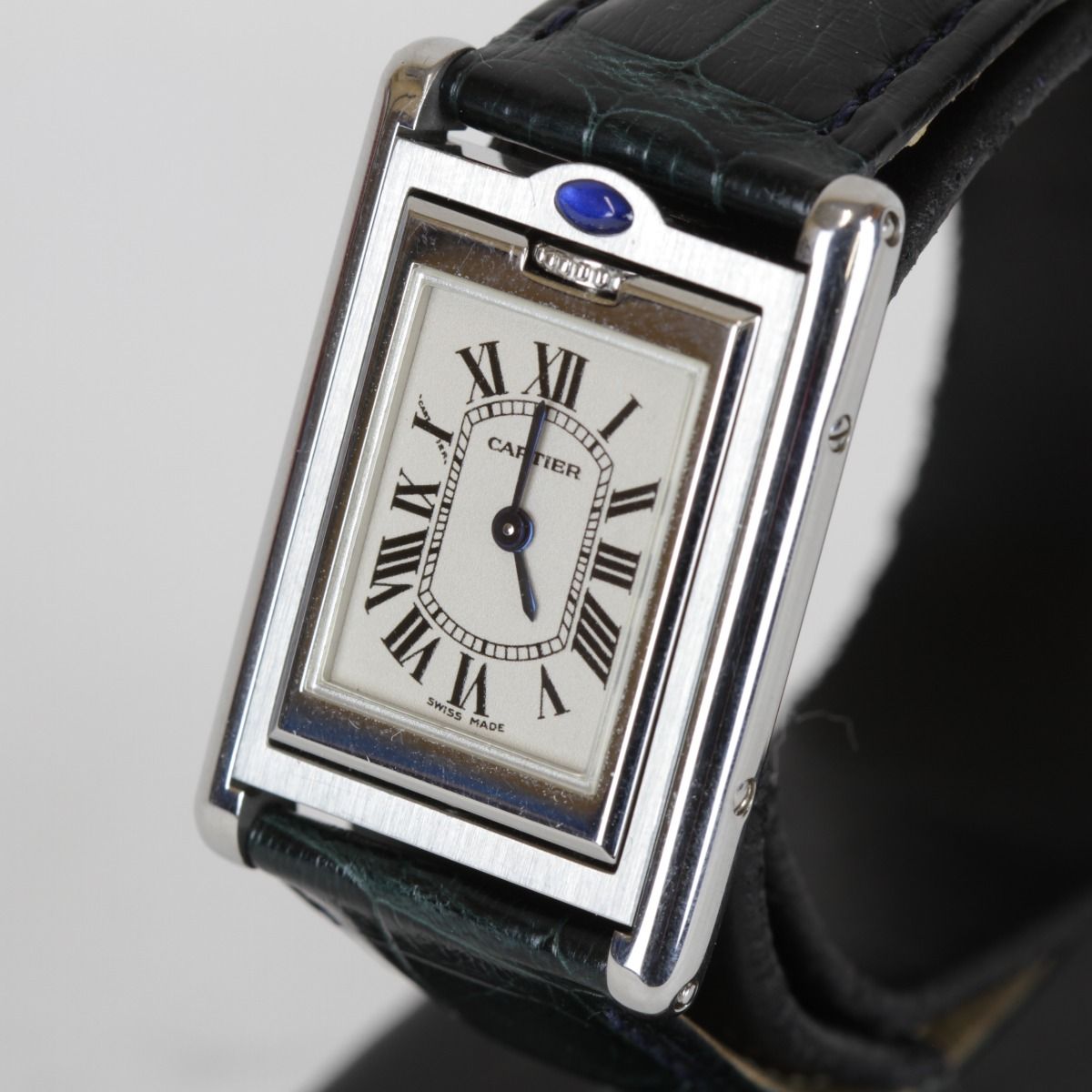 【価格改定】良品『USED』CARTIER【カルティエ】 W1011158 タンク バスキュラントSM 箱/冊子有 腕時計 ステンレススチール/レザー レディース Cartier（カルティエ） W1011158 タンクバスキュラントSM 腕時計