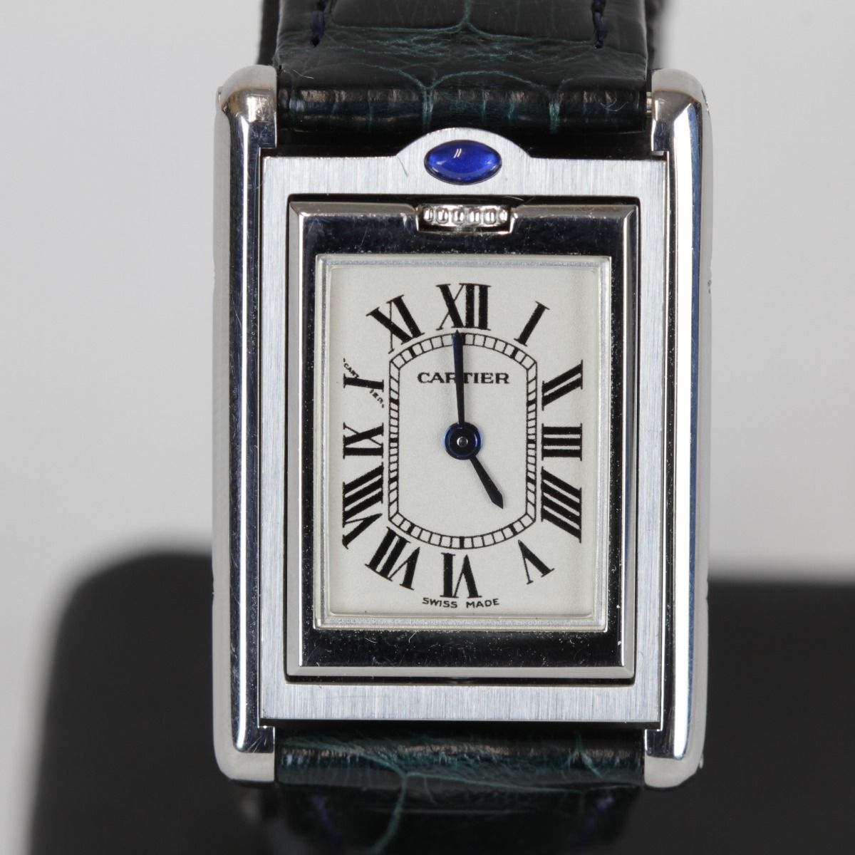 【価格改定】良品『USED』CARTIER【カルティエ】 W1011158 タンク バスキュラントSM 箱/冊子有 腕時計 ステンレススチール/レザー レディース 良品『USED』CARTIER【カルティエ】 W1011158 タンク バスキュラントSM