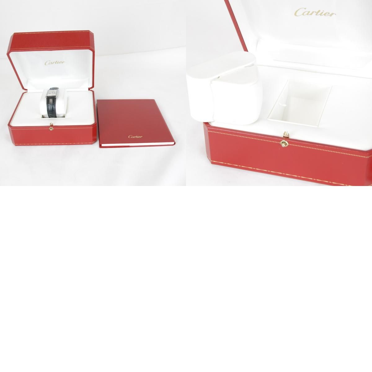 【価格改定】良品『USED』CARTIER【カルティエ】 W1011158 タンク バスキュラントSM 箱/冊子有 腕時計 ステンレススチール/レザー レディース 良品『USED』CARTIER【カルティエ】 W1011158 タンク バスキュラントSM
