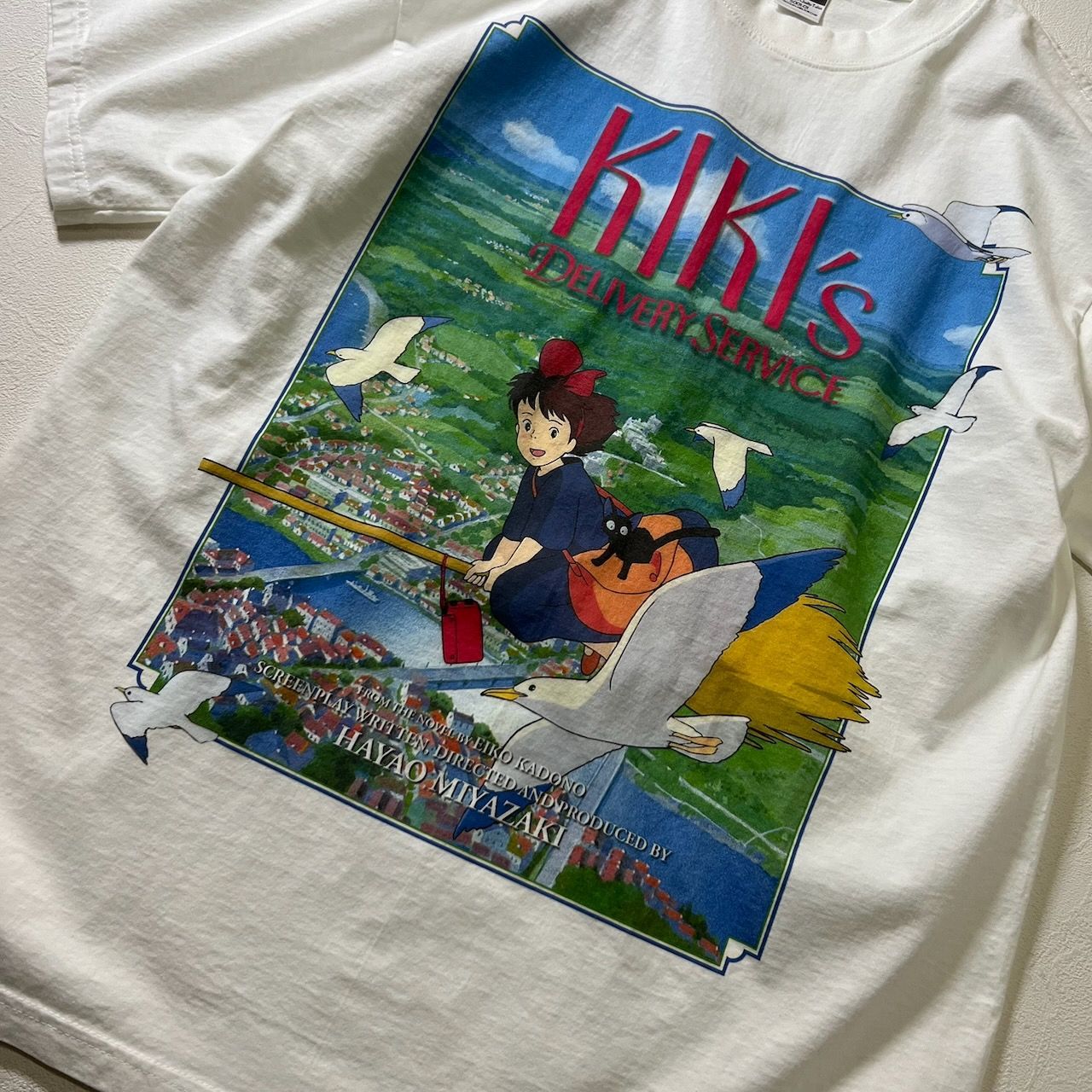 ジブリ tシャツ 古着 USA 古着 海外版 USA製 MIYAZAKI フレンズ 