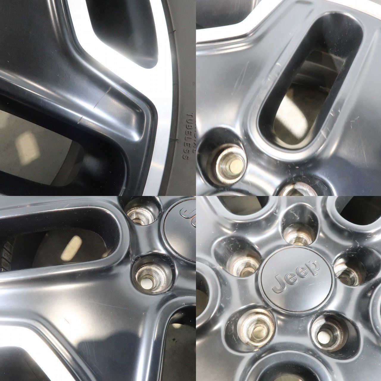 4本 ジープ レネゲード 純正 17インチ ホイール 6.5J +40 5H PCD110 