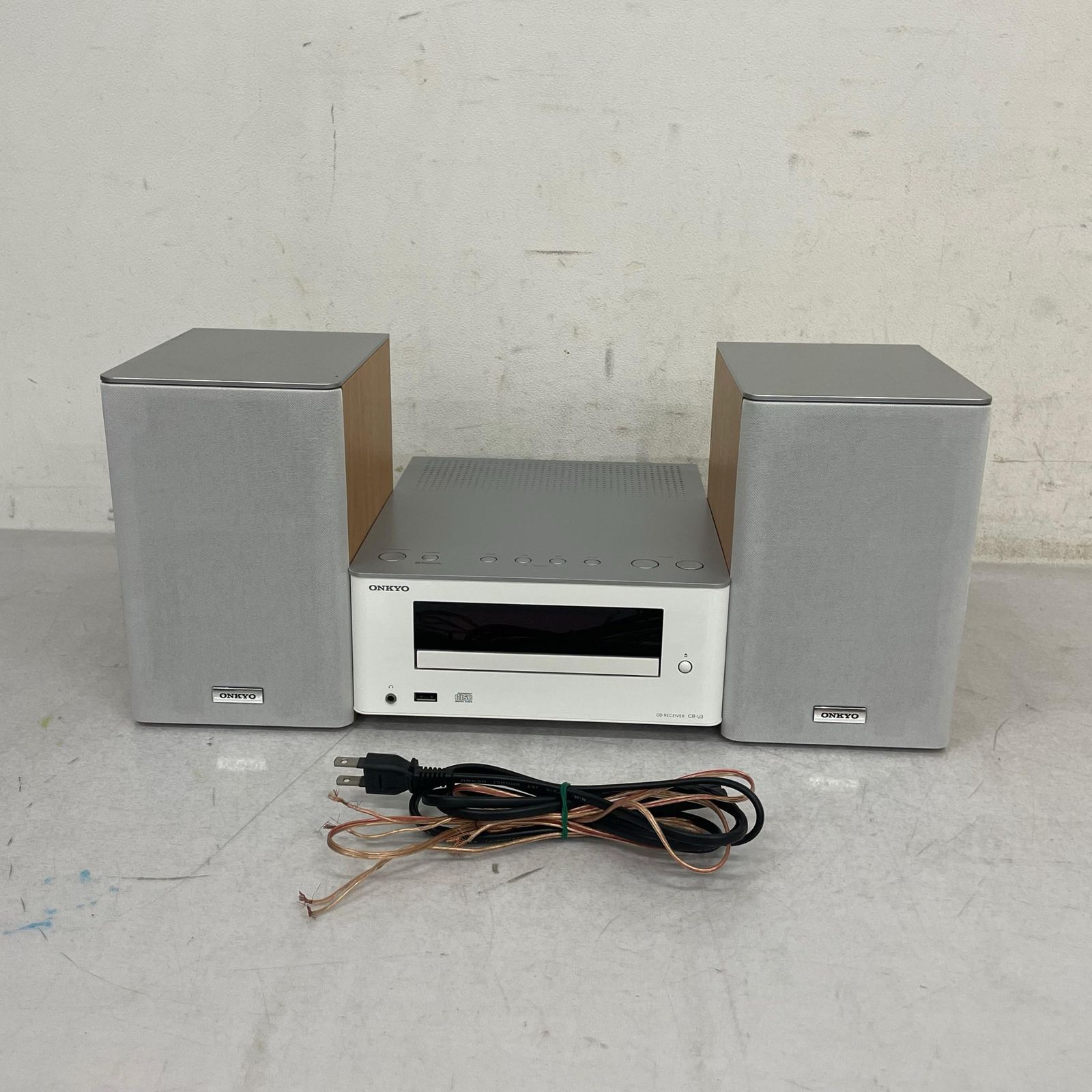 ONKYO　CR-U3 CDコンポ　動作品 ONKYO オンキョー CD レコーダー スピーカー セット CR-U3 D-U3