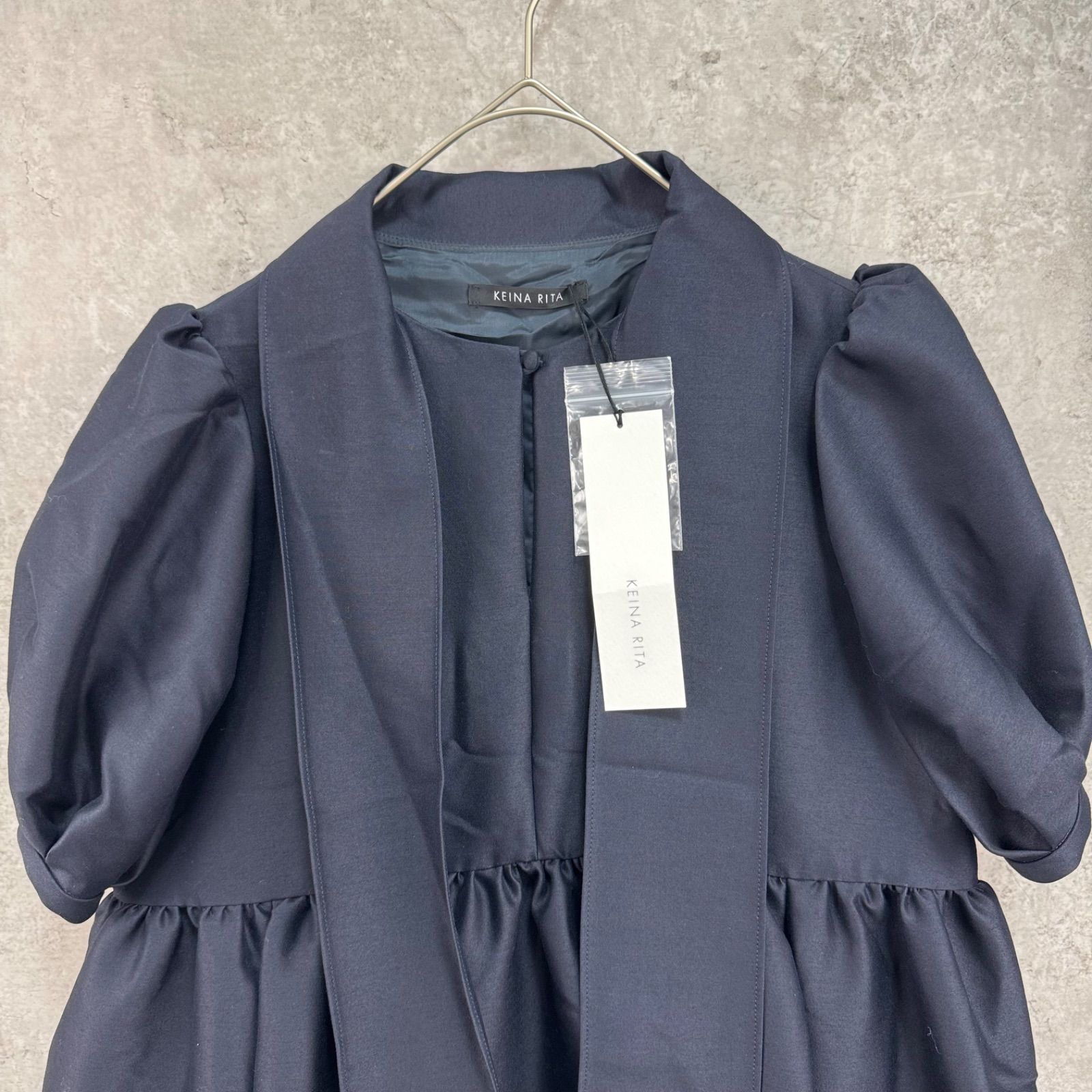極美品】KEINA RITA ケイナリタ ボウタイタックギャザーブラウス