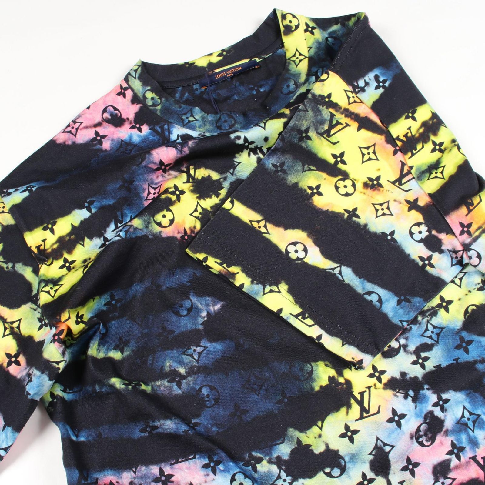 ルイ・ヴィトン LOUIS VUITTON 半袖Tシャツ モノグラムタイダイ マルチ 