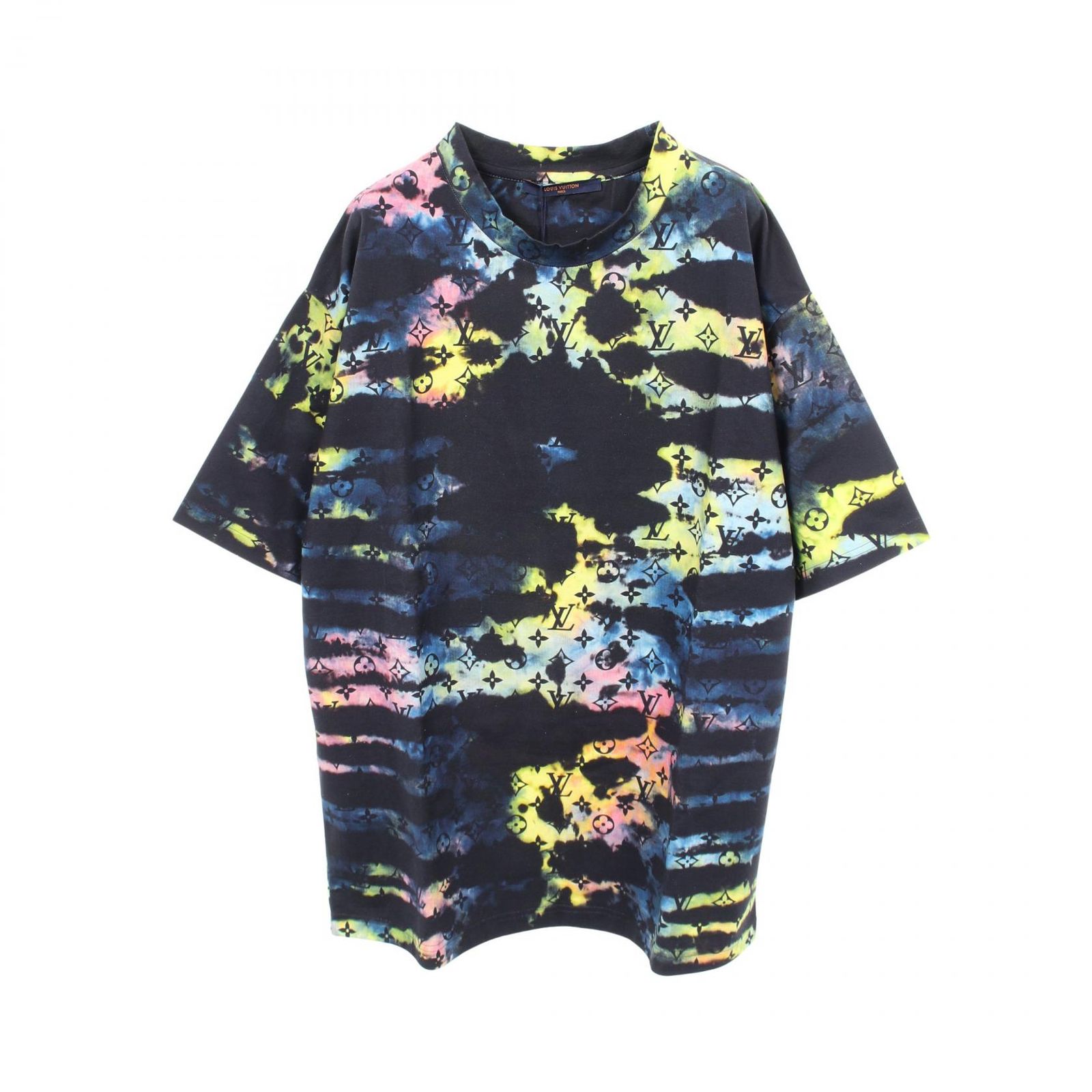 ルイ・ヴィトン LOUIS VUITTON 半袖Tシャツ モノグラムタイダイ マルチ 