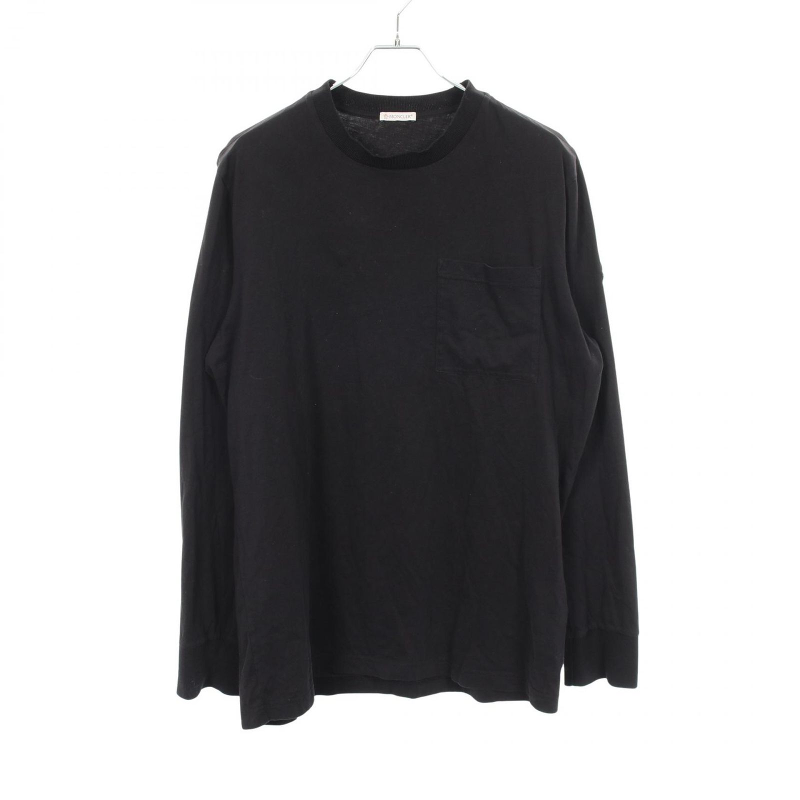 モンクレール MONCLER 長袖Tシャツ クルーネック 8D00006 ブラック 