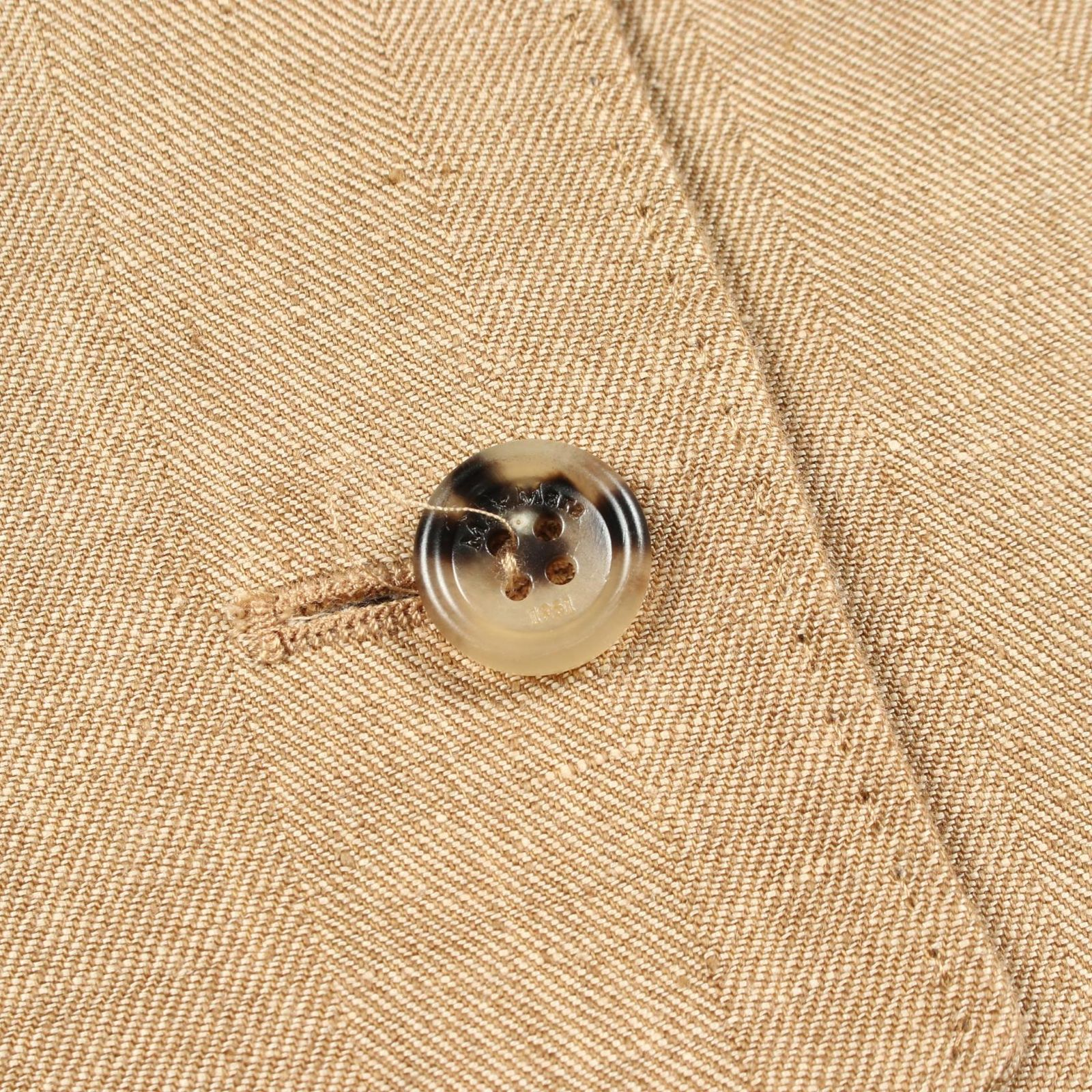 マックスマーラ MAX MARA SAURO サウロ ピュア ジレ ベスト 衣料品 トップス ファブリック レディース ベージュ系 【中古】 Max Mara - マックスマーラ MAX MARA SAURO サウロ ピュア ジレ ベスト