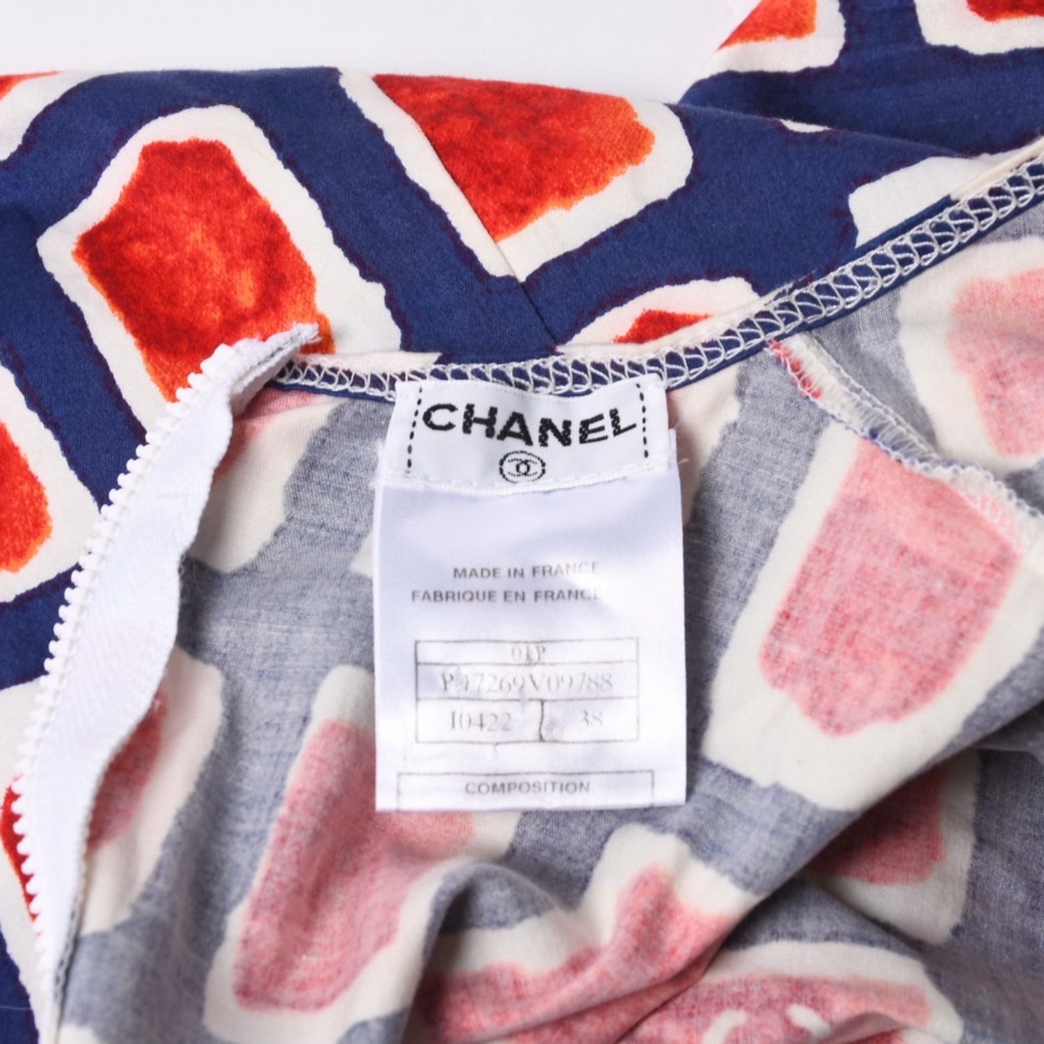 CHANEL シャネル ノースリーブ カットソー P17269V09788 サイズ38 ココ