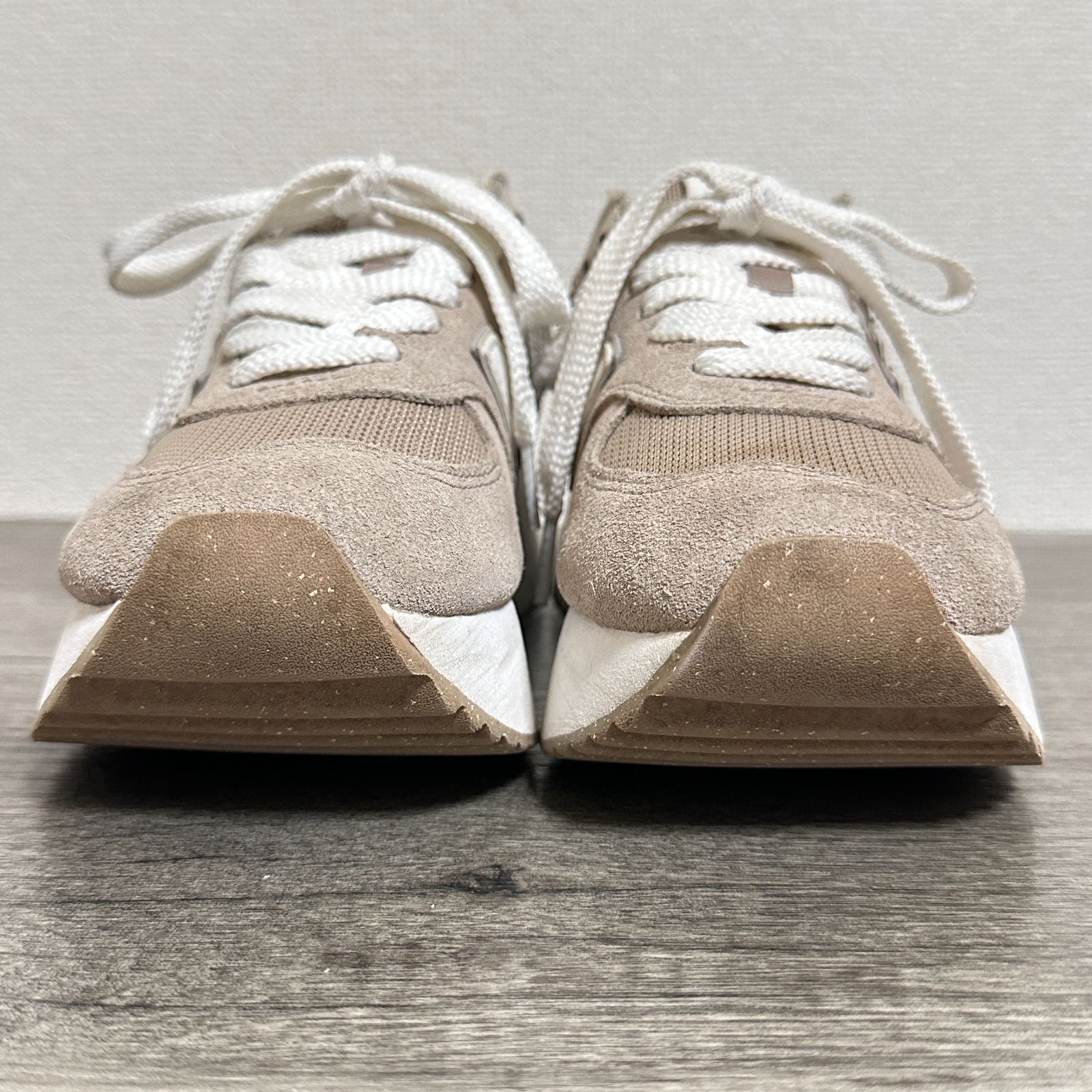 New Balance ニューバランス WL574ZSM スエード×メッシュ 厚底 