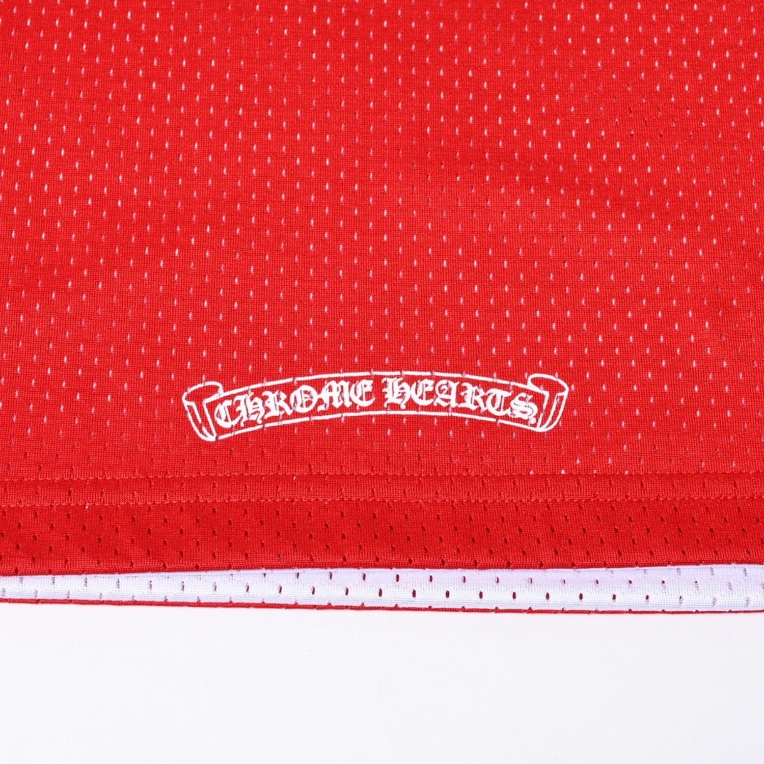 新品未使用 CHROME HEARTS クロムハーツ × MATTY BOY マッティボーイ PPO BSKTBL JERSE タンクトップ サイズL メッシュ レッド 中古 4a000671 Chrome Hearts - 新品未使用 CHROME HEARTS クロムハーツ × MATTY BOY