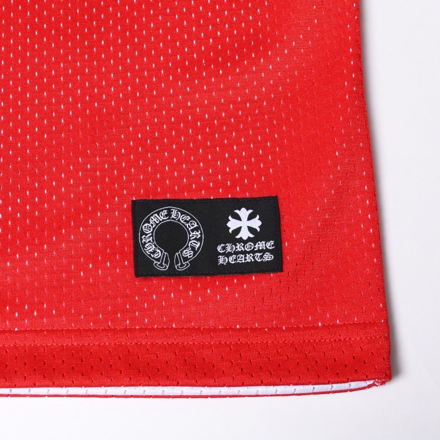 新品未使用 CHROME HEARTS クロムハーツ × MATTY BOY マッティボーイ PPO BSKTBL JERSE タンクトップ サイズL メッシュ レッド 中古 4a000671 Chrome Hearts - 新品未使用 CHROME HEARTS クロムハーツ × MATTY BOY