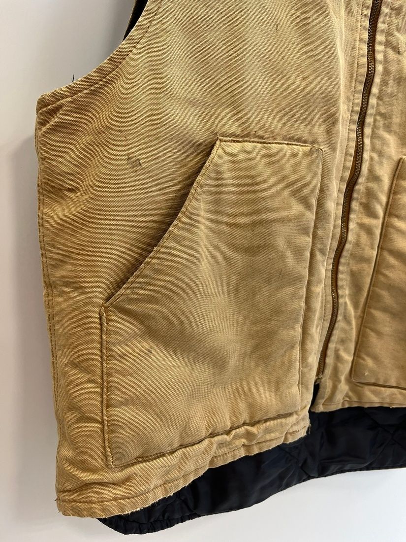 カーハート Carhartt Duck Vest ダック ベスト ジップアップ 内