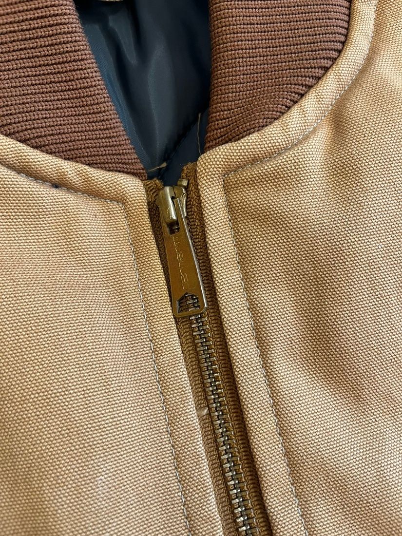 【希少 80s】カーハート 星タグ ダックベスト USA製 ベージュ L相当 中古・古着通販】CarHartt (カーハート) ダックベスト ベージュ サイズ