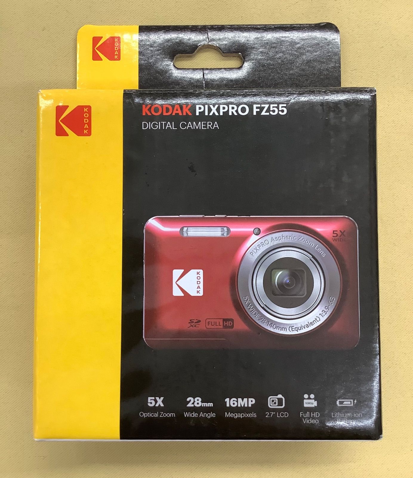 コダック デジタルカメラ PIXPRO FZ55RD2A レッド - メルカリ