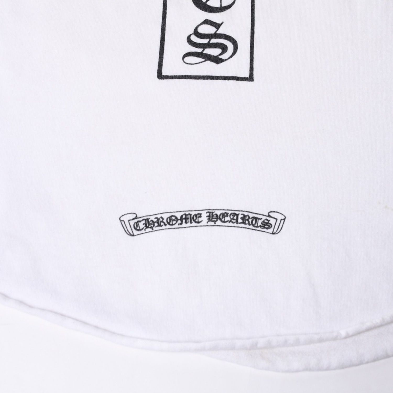 CHROME HEARTS クロムハーツ カットオフ タンクトップ ノーズリーブ サイズM ヴァインダガー ラグラン ホワイト 良品 中古 4a000562 Chrome Hearts - CHROME HEARTS クロムハーツ カットオフ タンクトップ