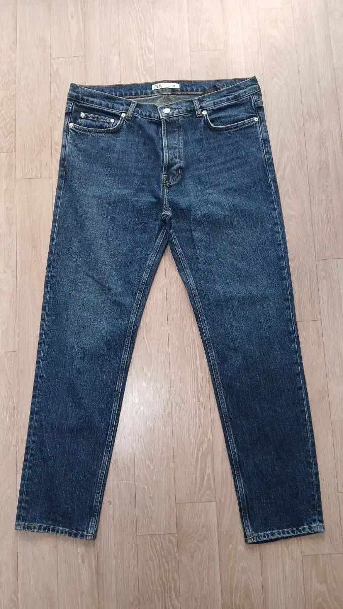 ZARA ザラ インディゴ ラグジュアリー デニム 36 Regular テーパード