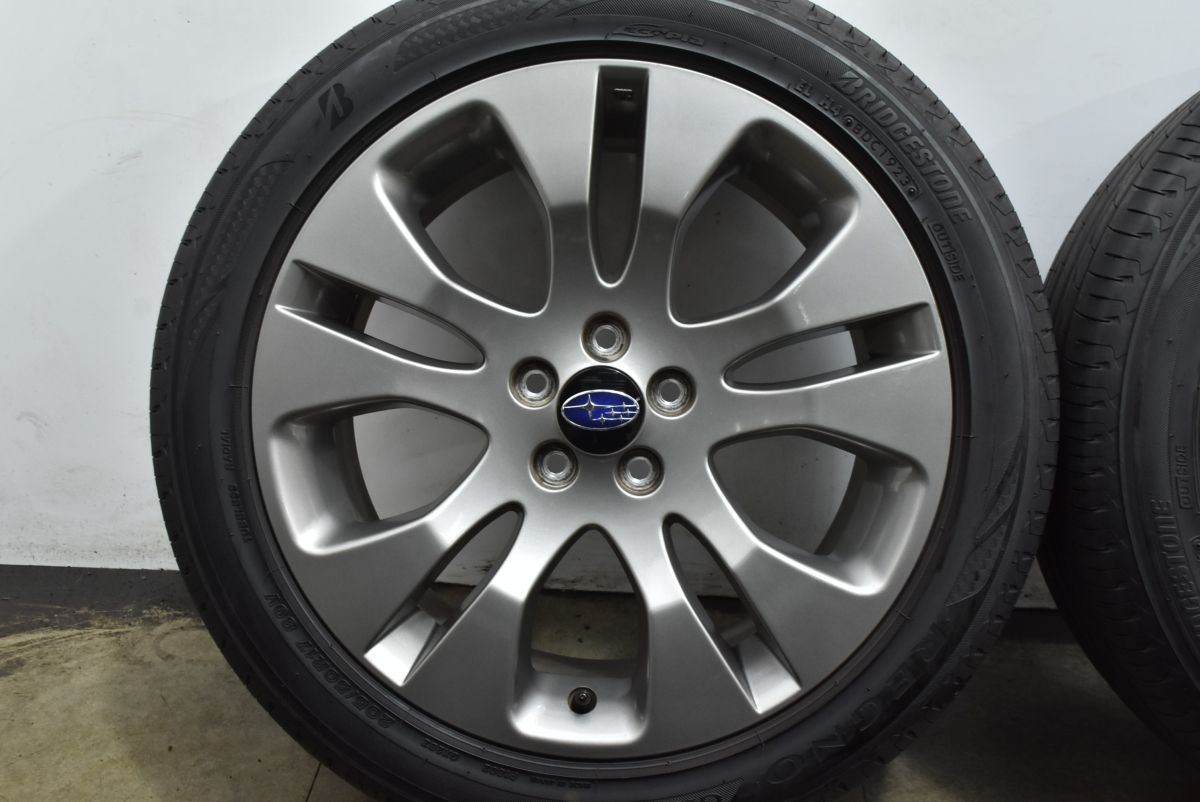 バリ溝 レグノ】スバル インプレッサスポーツ 純正 17in 7J +48 PCD100 