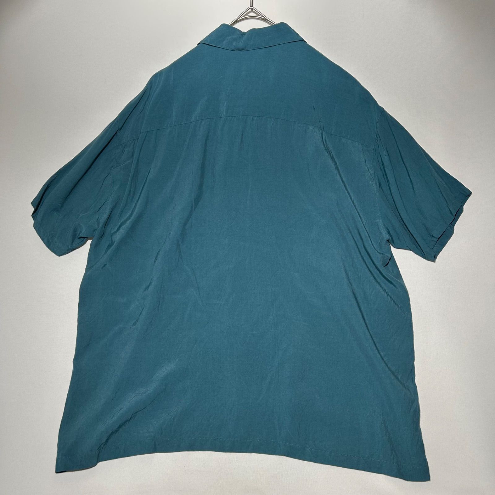 イロコイ Iroquois PIN TUCK H/S SH レーヨン シルク混 半袖シャツ