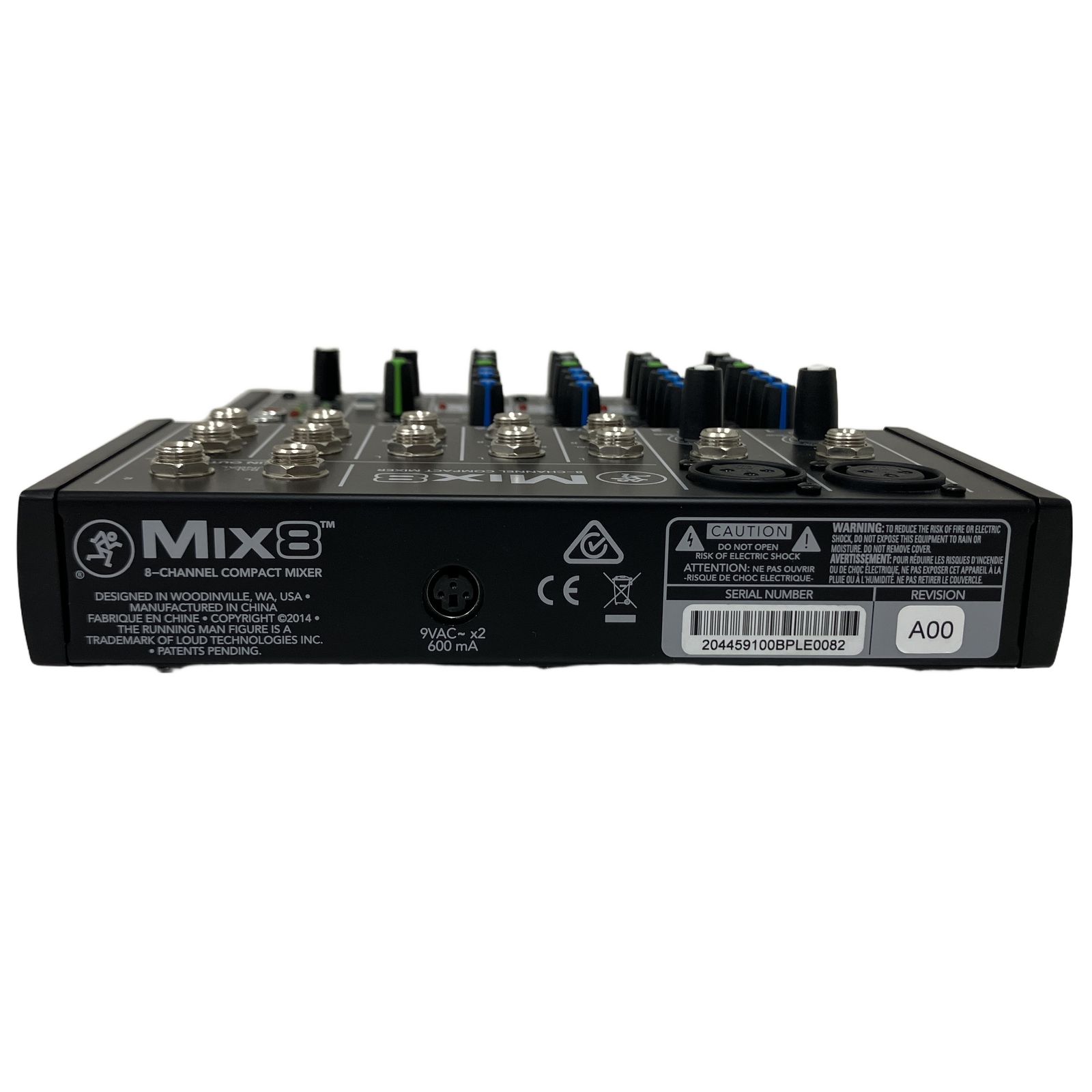MACKIE マッキー MIX8 8ch 8-CHANNEL COMPACT MIXER アナログミキサー