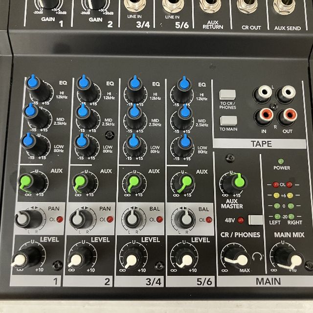 【美品USED】MACKIE MIX8 アナログミキサー MACKIE マッキー MIX8 8ch 8-CHANNEL COMPACT MIXER アナログミキサー