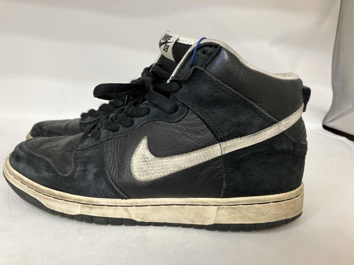 NIKE DUNK HIGH PRO SB ナイキ ダンクハイプロ ブラックホワイト 黒白 
