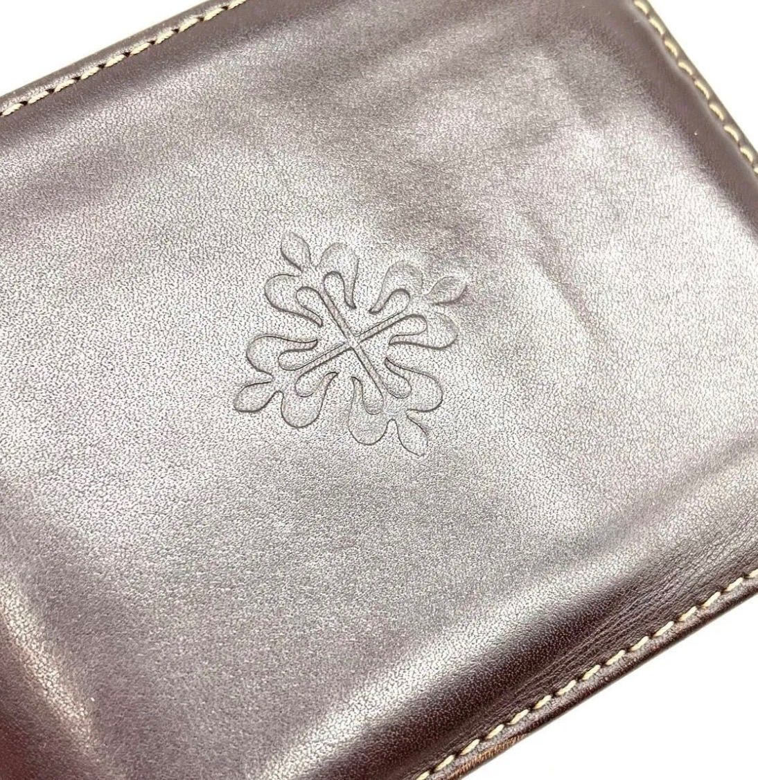 美品 希少◎PATEK PHILIPPE パテックフィリップ ロゴ 二つ折り財布