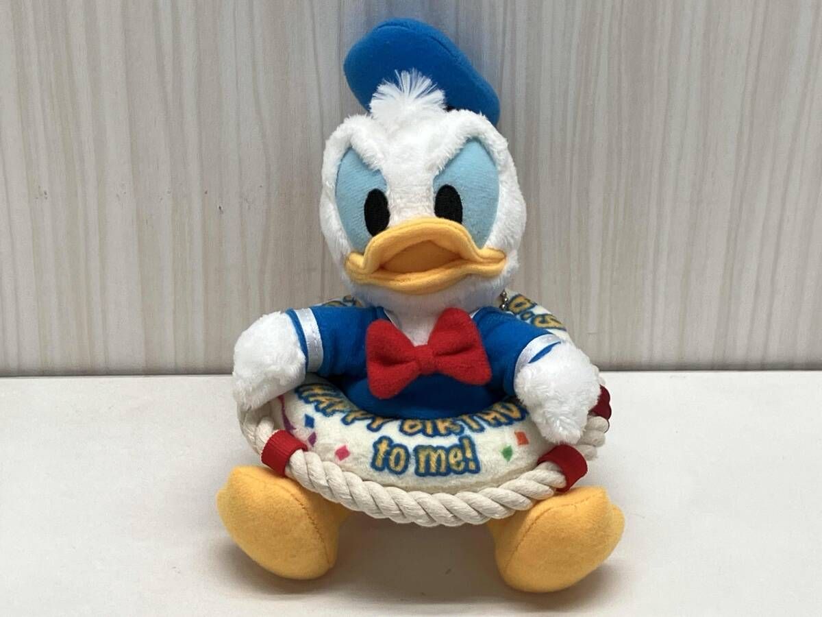 ドナルド 0 ぬいぐるみバッジ ディズニー 誕生日 ハッピーバースデー
