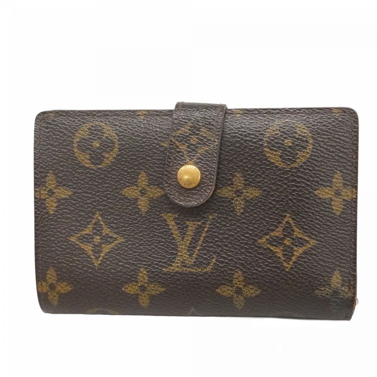 ルイヴィトン ポルト モネ ビエ ヴィエノワ モノグラム 財布 M61663 ブラウン ゴールド金具 LOUIS VUITTON ABランク 中古 6dc3436】ルイヴィトン 財布 モノグラム ポルトモネビエヴィエノワ